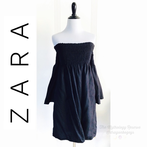 Zara Dresses & Skirts - Zara Off the Shoulder Dress